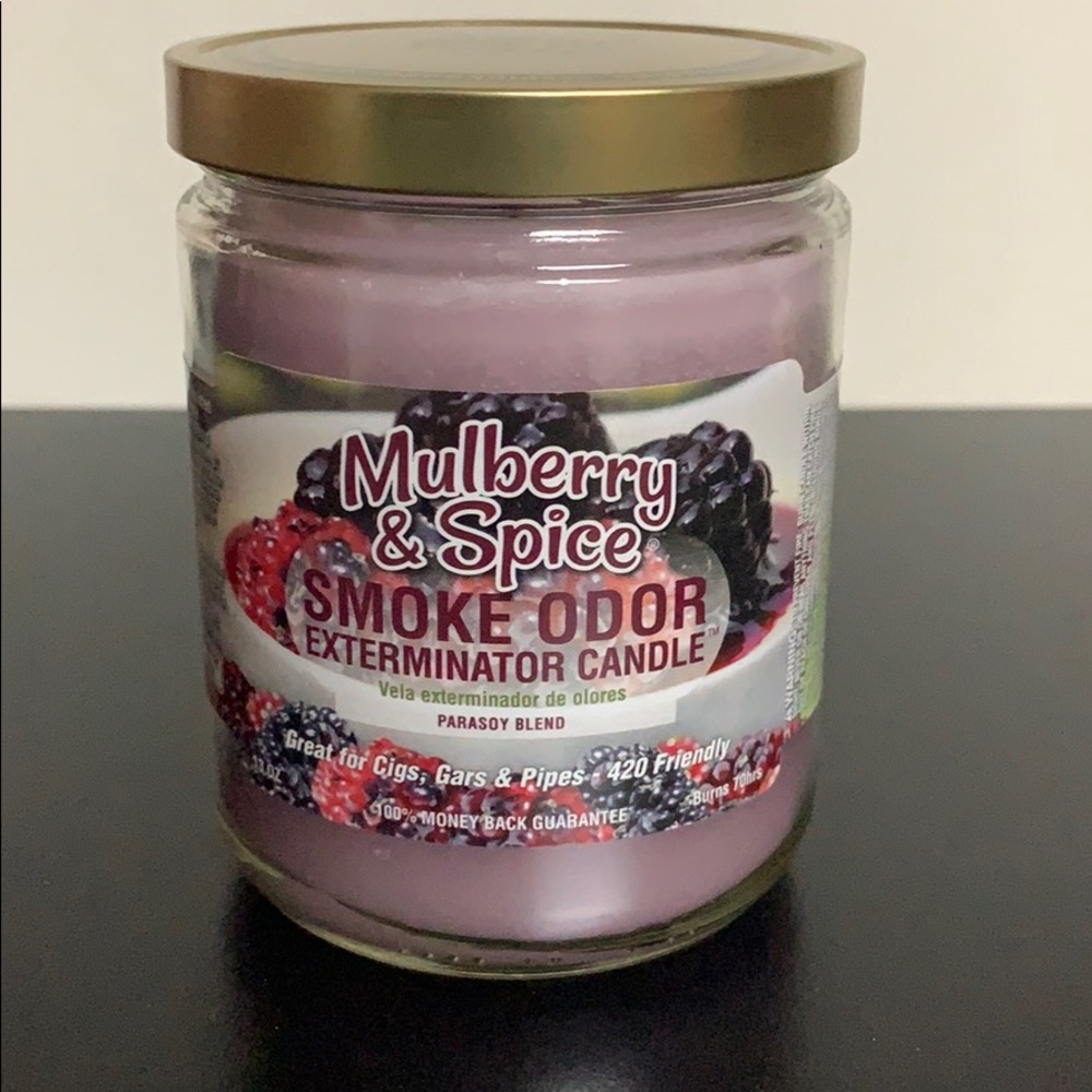 Mulberry and Spice Smoke Odor Candle